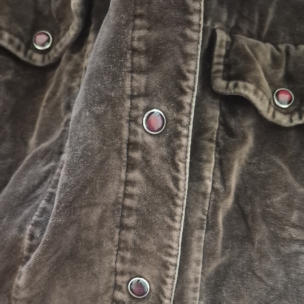 Vintage Express Brown Corduroy Jean Jacket - Picture 5 of 5